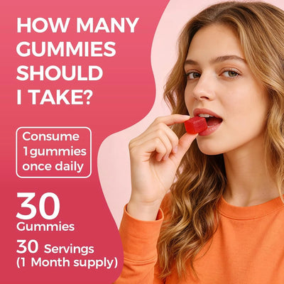 Share Spicy Cubes Hot Peach Gummies With Chili Pepper, Maca Root And Muira Puama Gummy